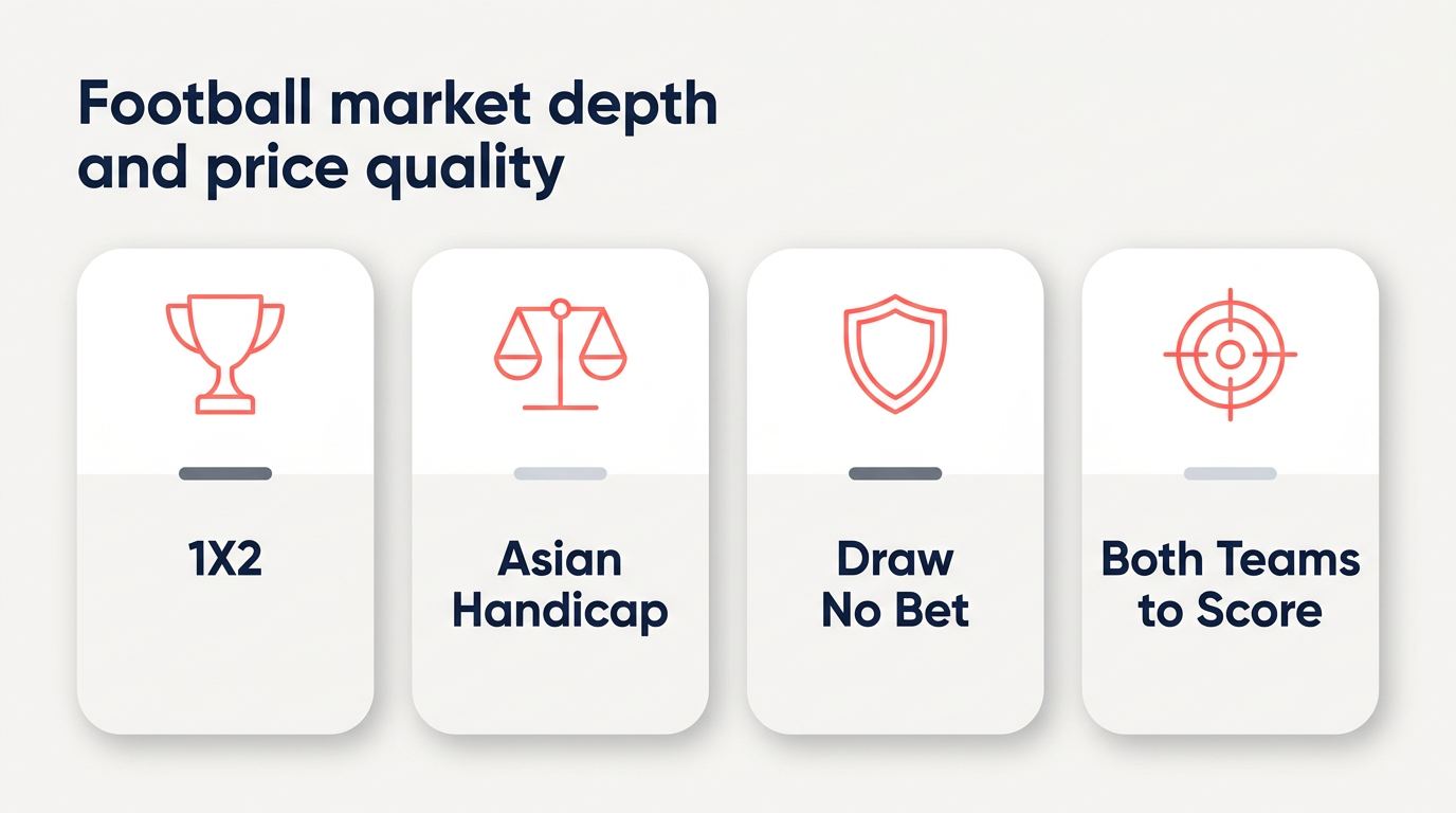 Football market depth and price quality