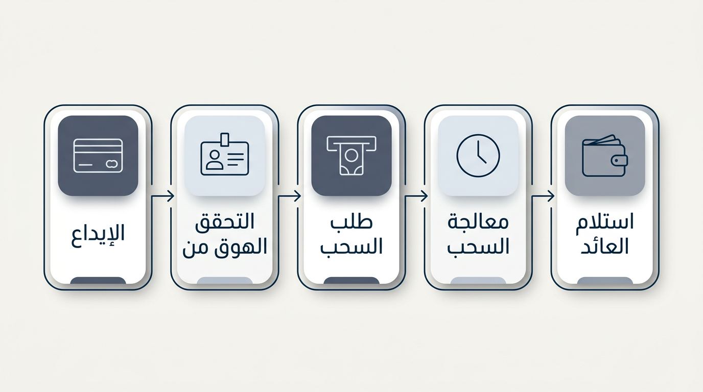 المدفوعات بالدرهم والسحب والتحقق من الهوية