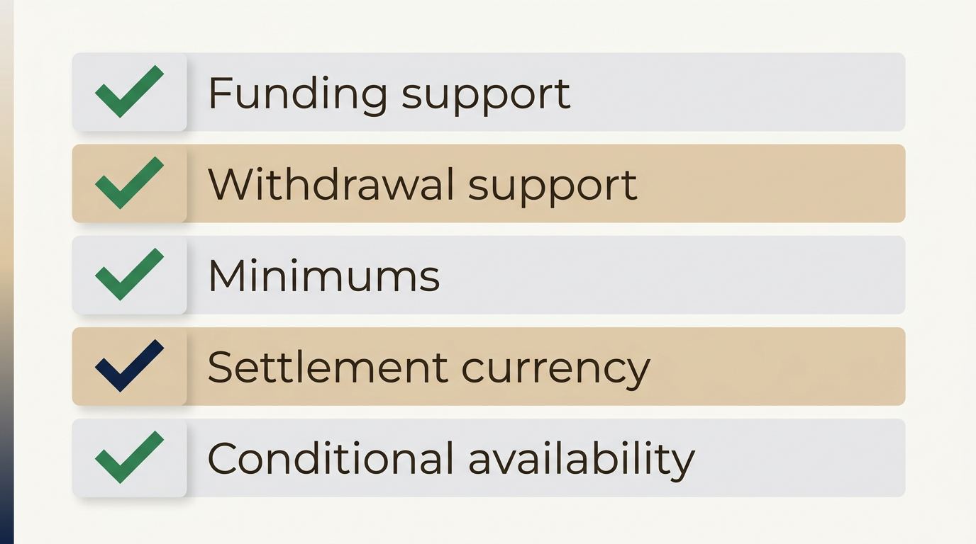 Payments, Withdrawals, and AED Costs