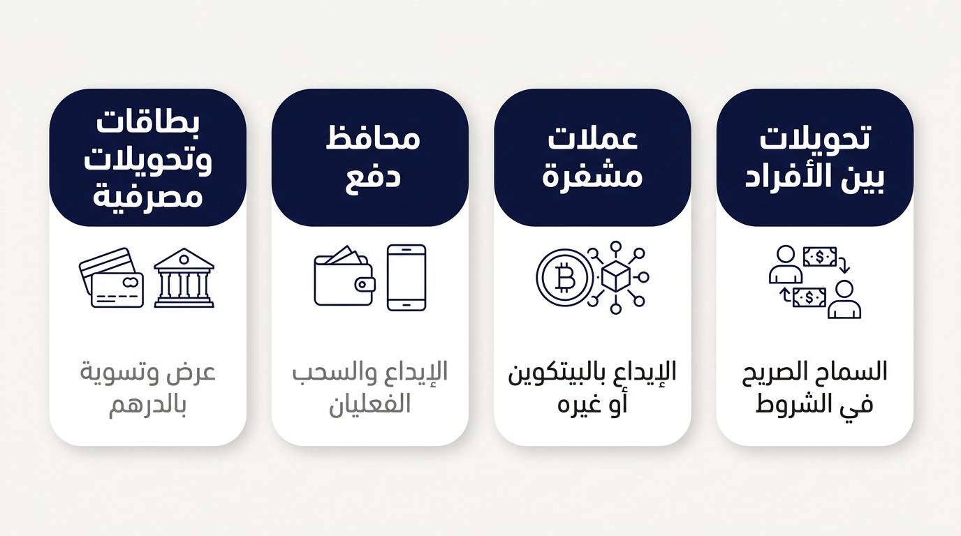 الإيداع والسحب